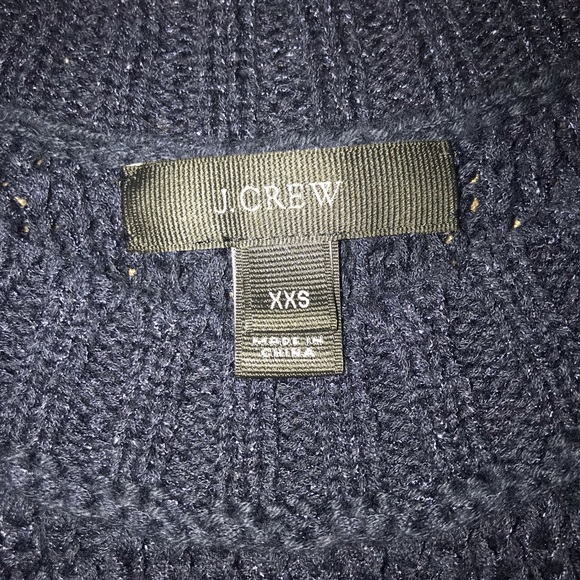 Jcrew Navy Sweater Tank XXS runs large - Picture 3 of 3